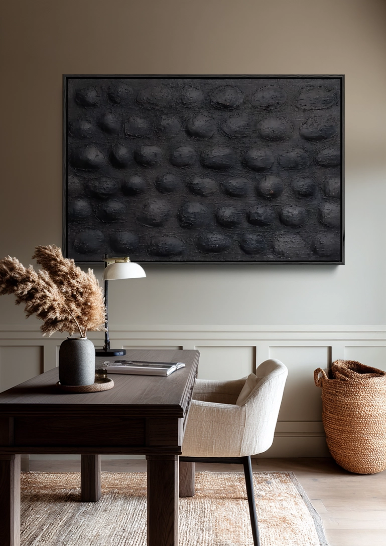 Black Depth Schilderij Black Depth Schilderij