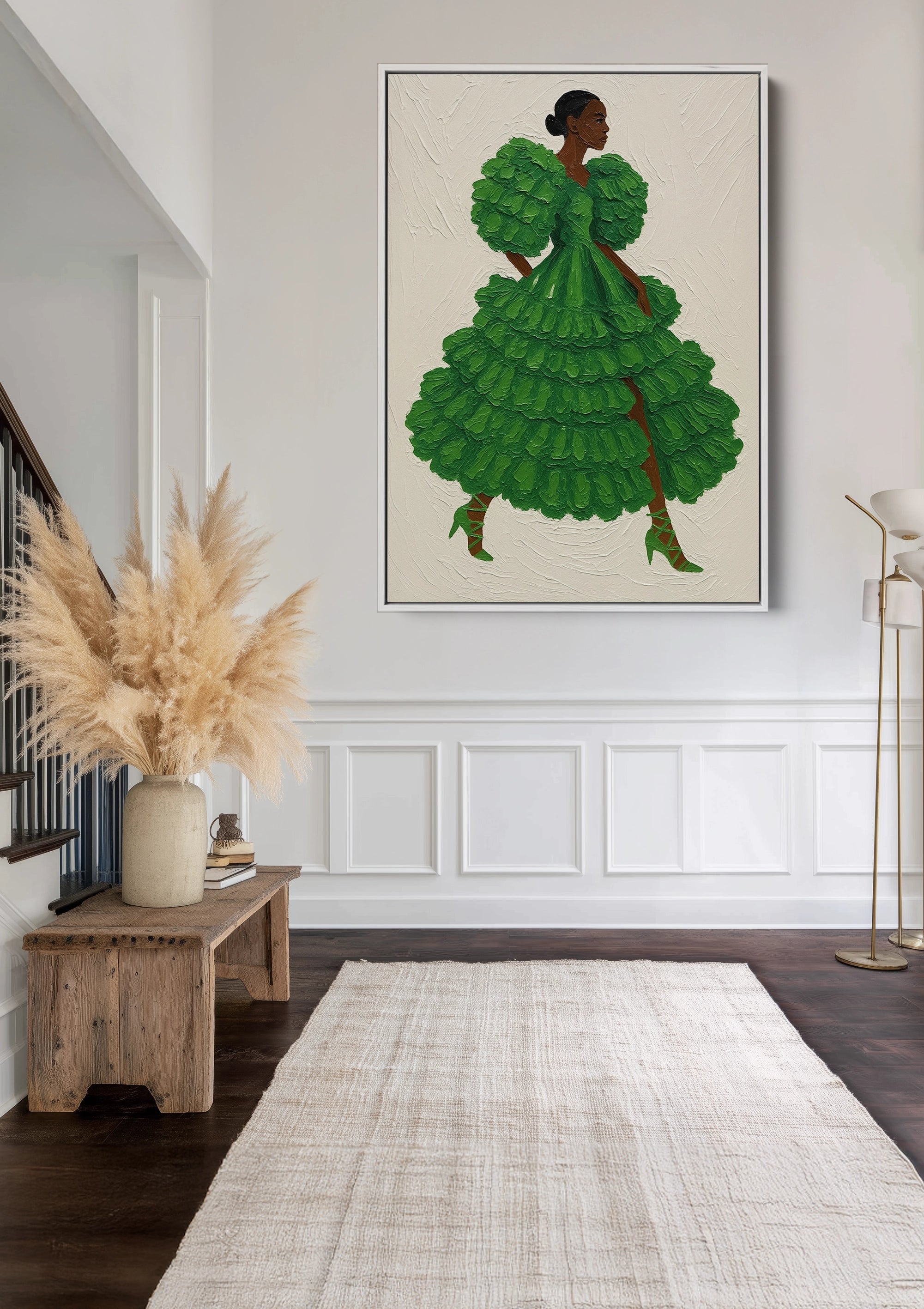 Emerald Stride Schilderij Emerald Stride Schilderij