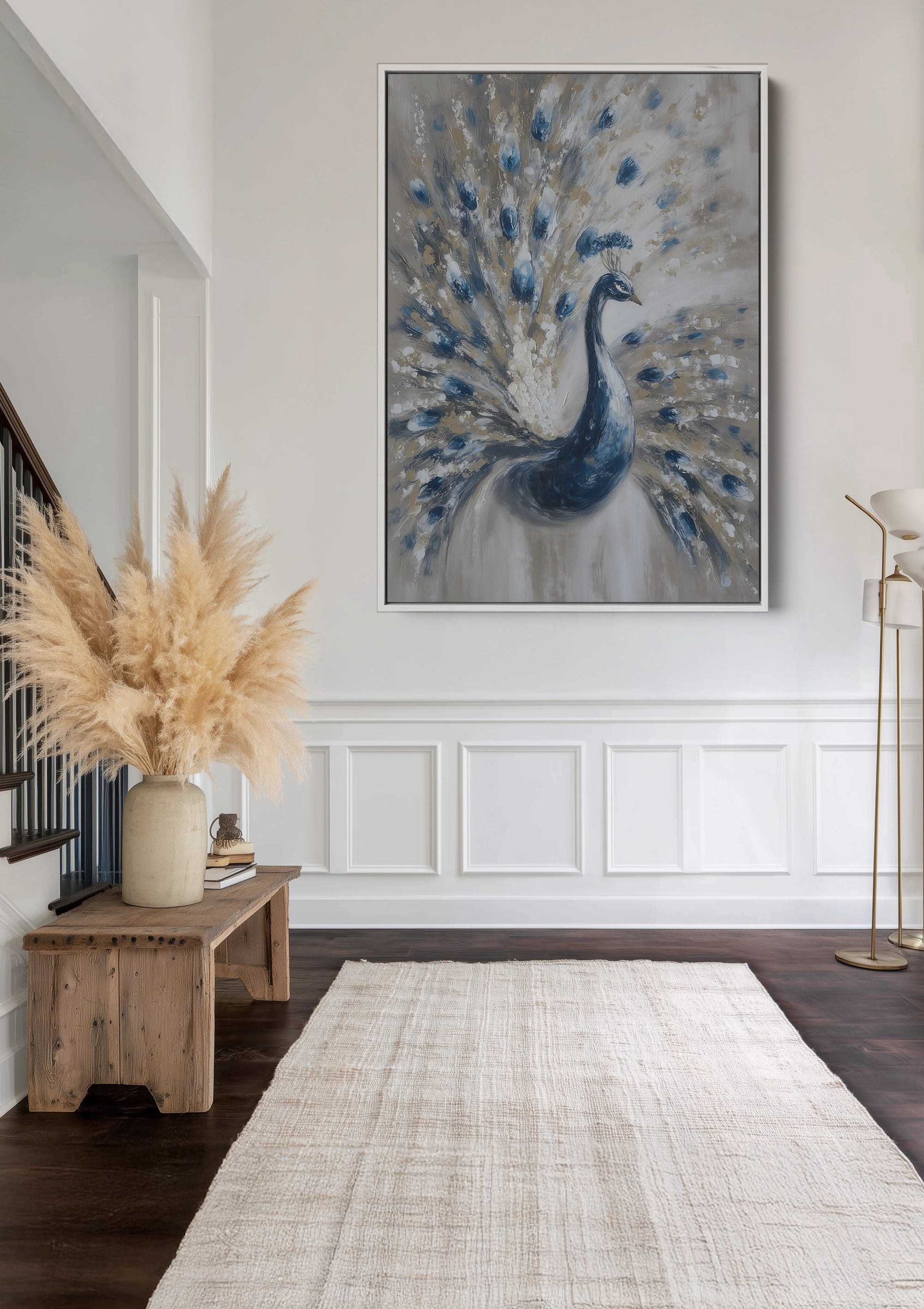 Blauw Trots Schilderij Blauw Trots Schilderij