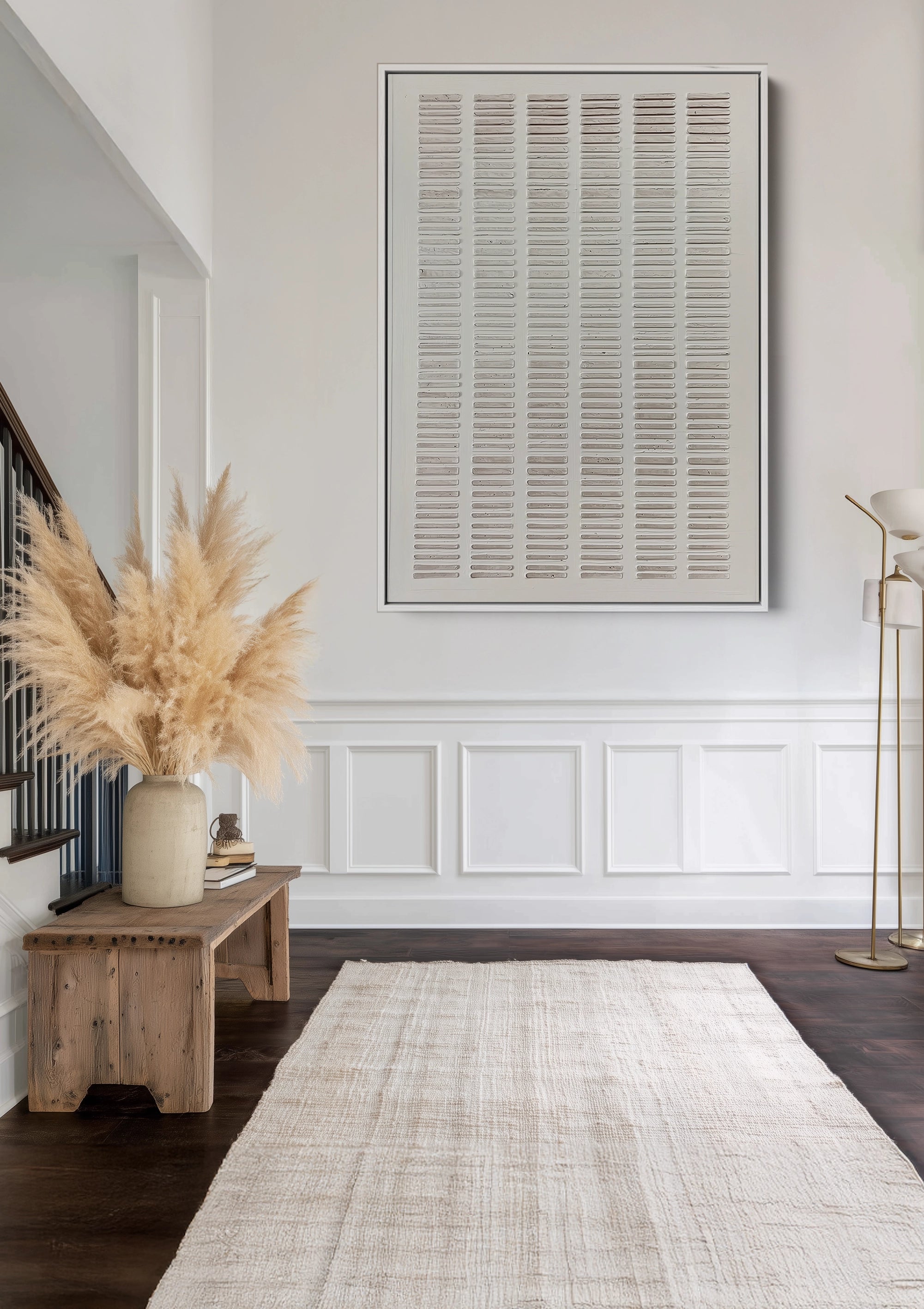 Lijnschrift Abstract Schilderij Lijnschrift Abstract Schilderij