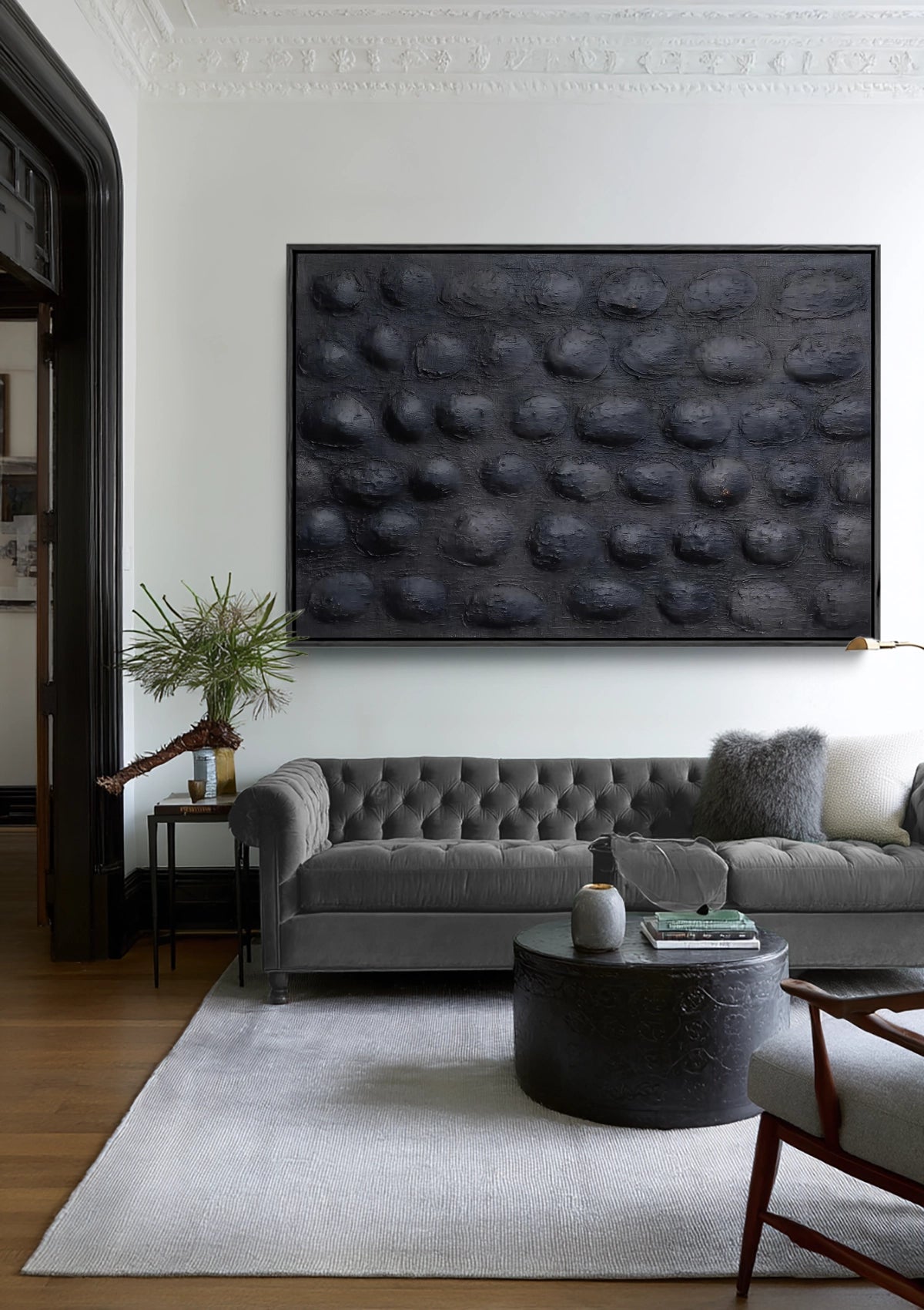 Black Depth Schilderij Black Depth Schilderij