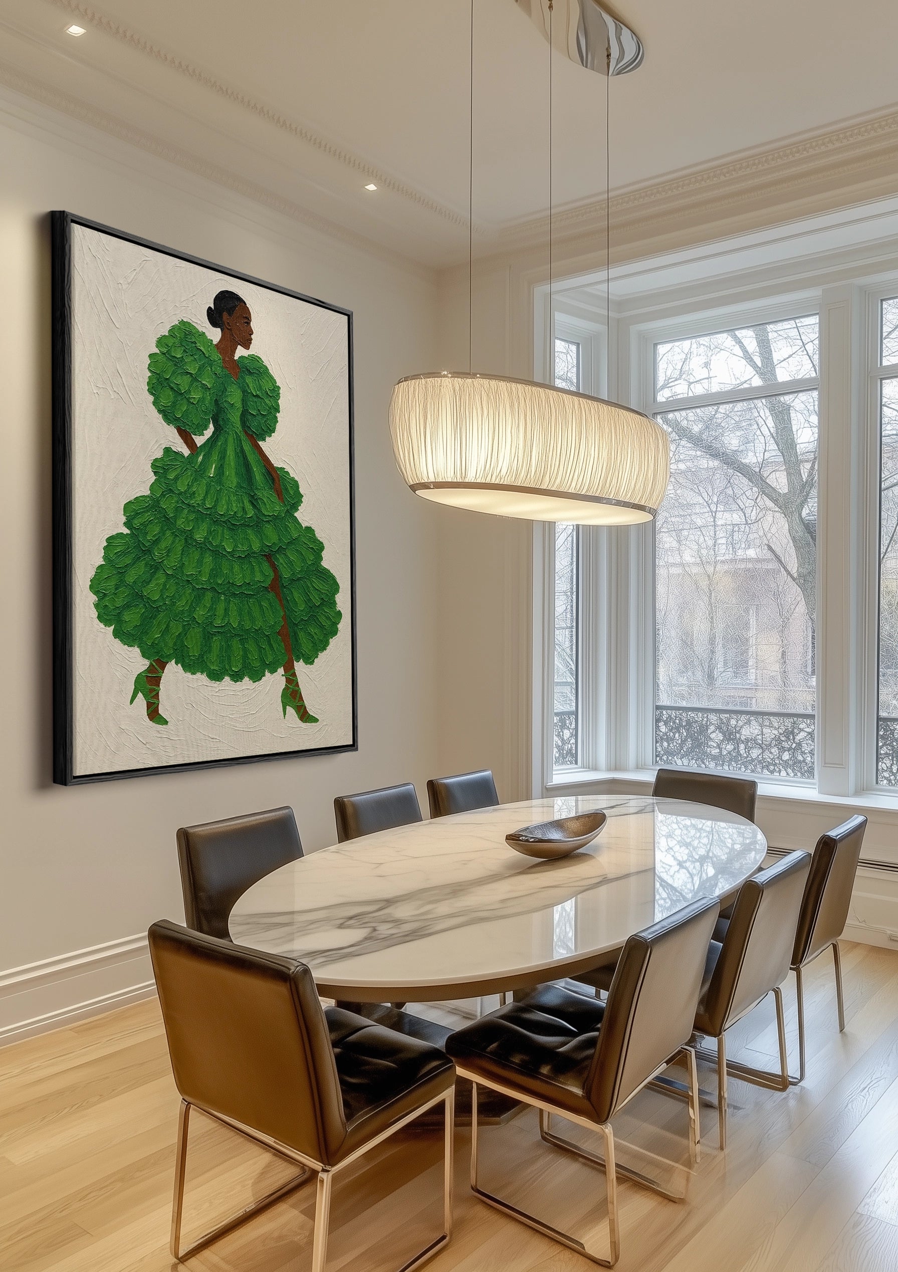 Emerald Stride Schilderij Emerald Stride Schilderij