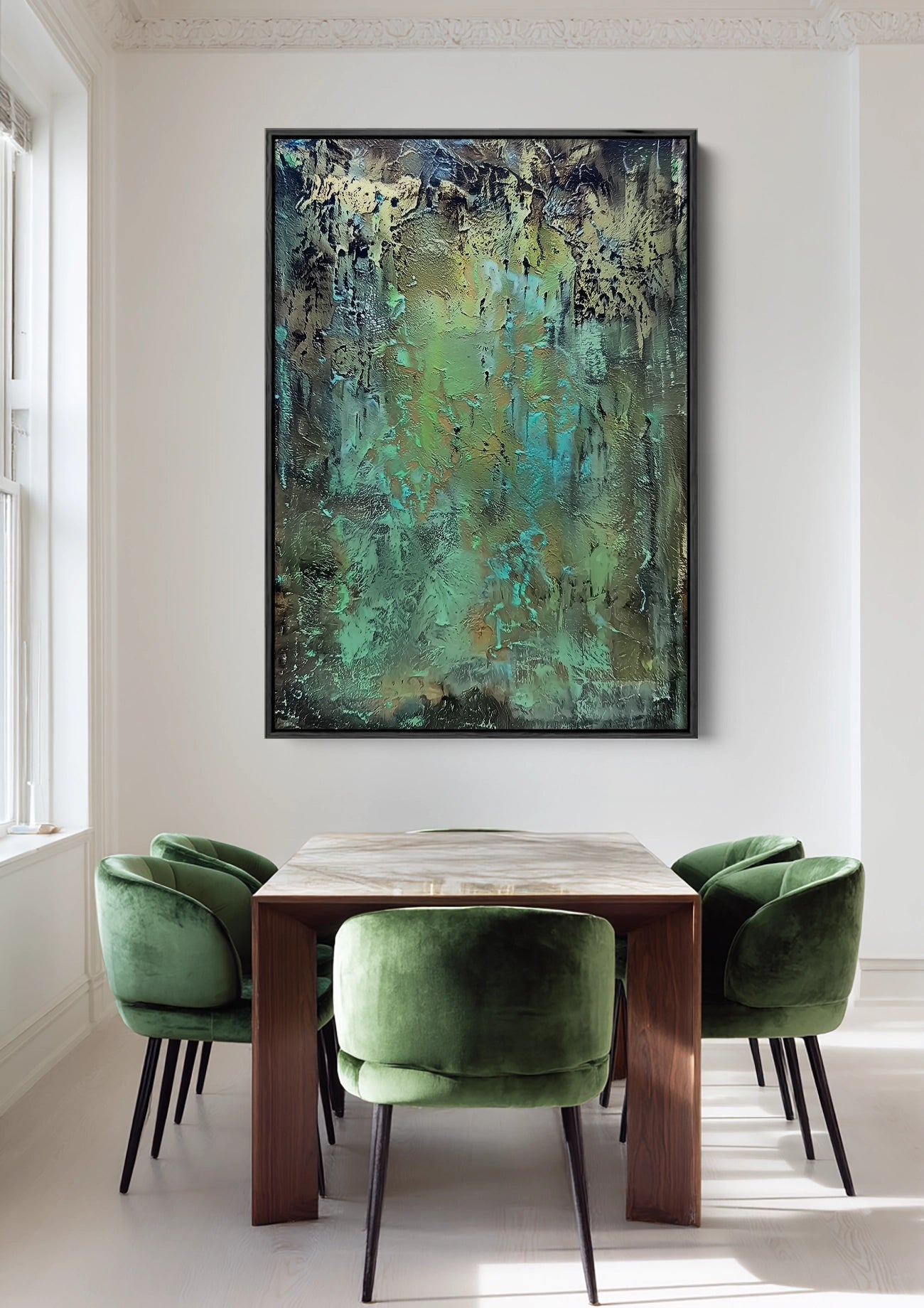 Emerald Echo Schilderij Emerald Echo Schilderij