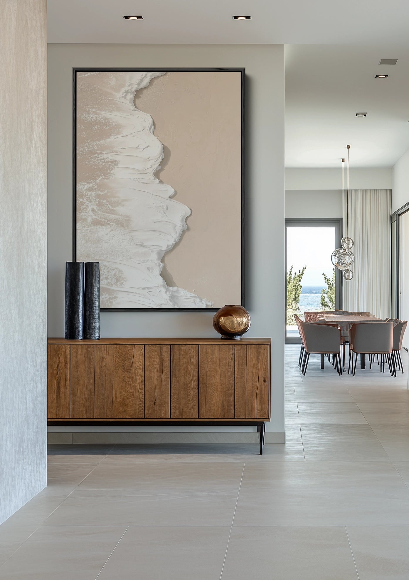 Kustlijn Schilderij Kustlijn Schilderij