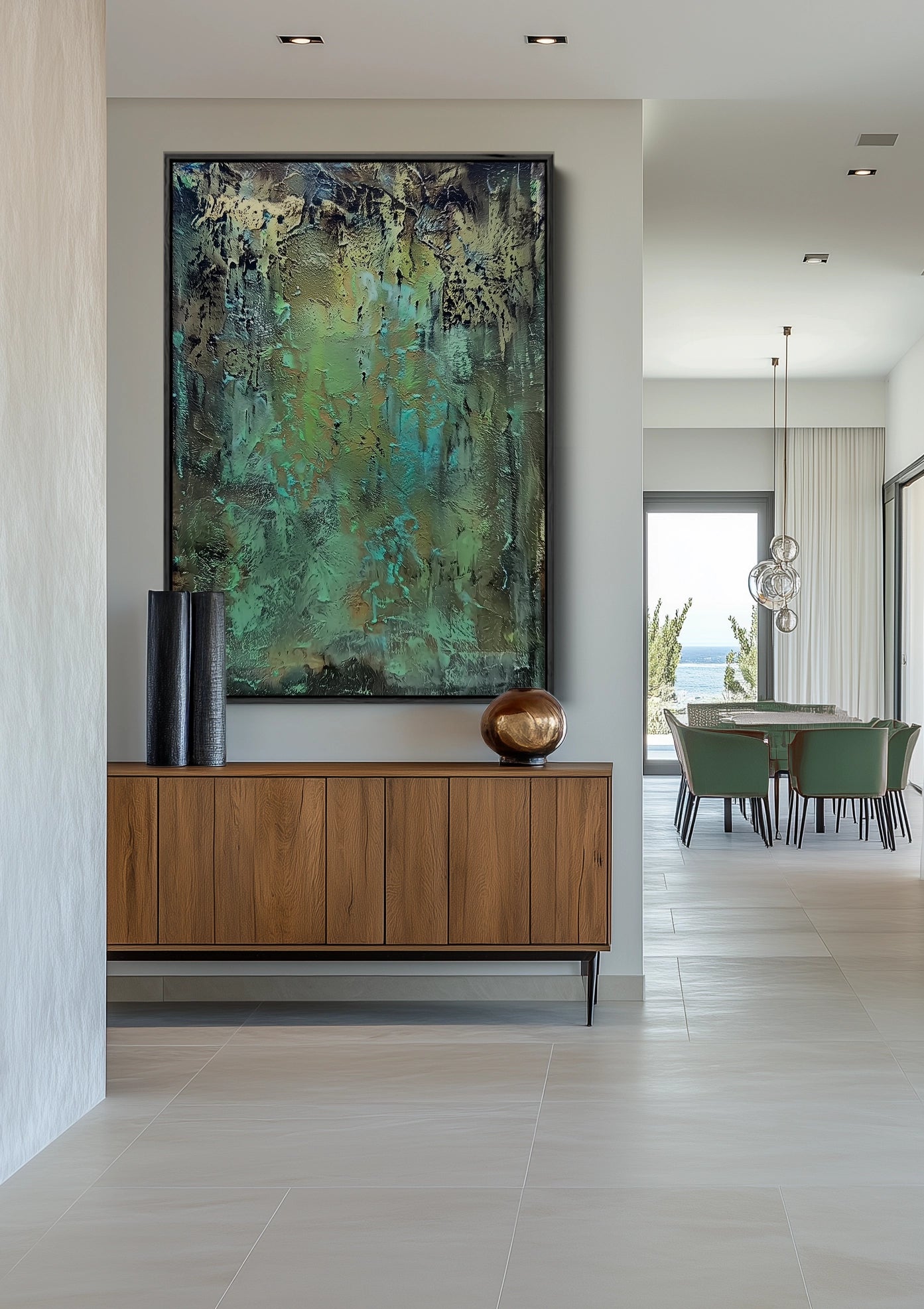 Emerald Echo Schilderij Emerald Echo Schilderij