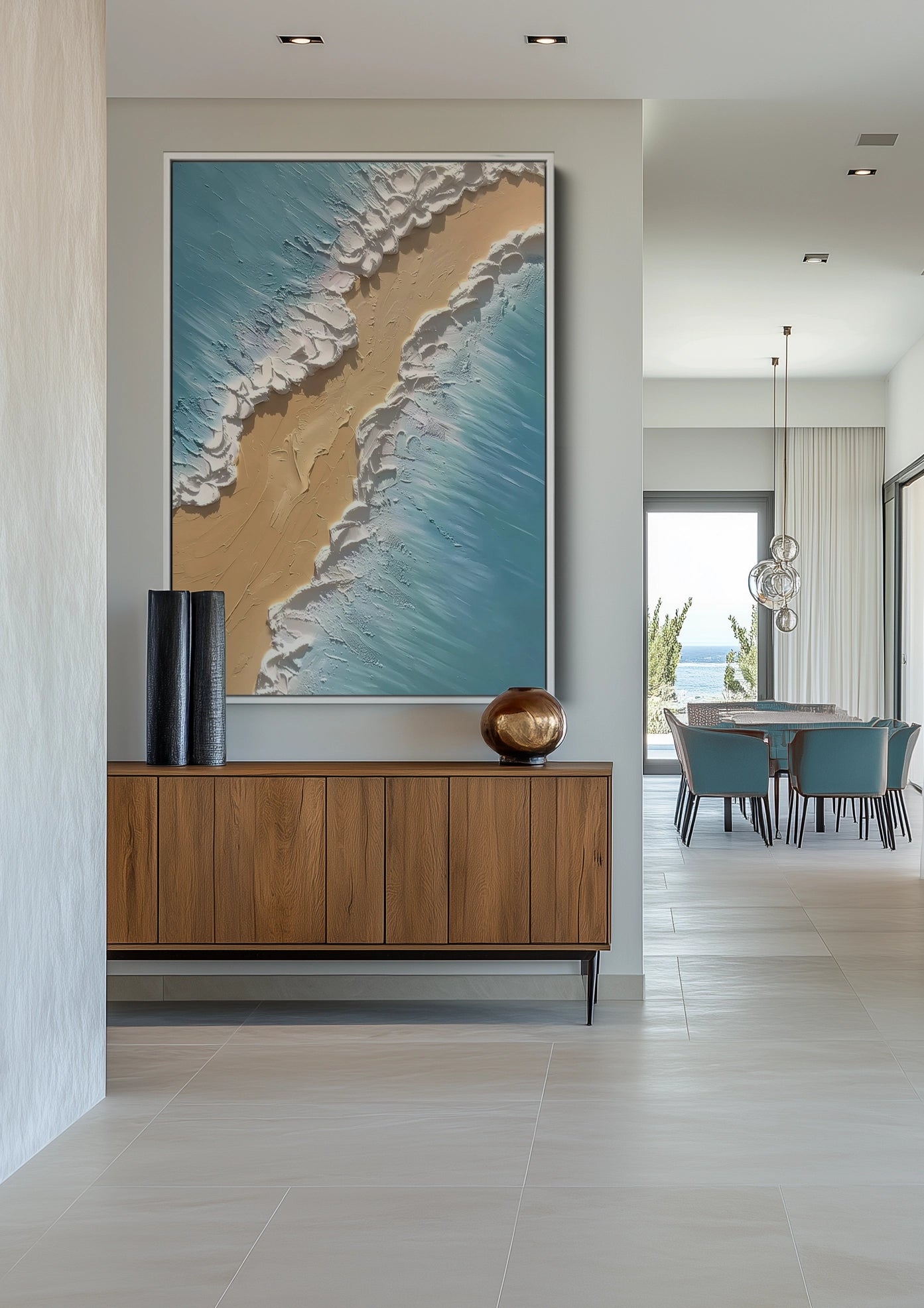 Golfslag Schilderij Golfslag Schilderij