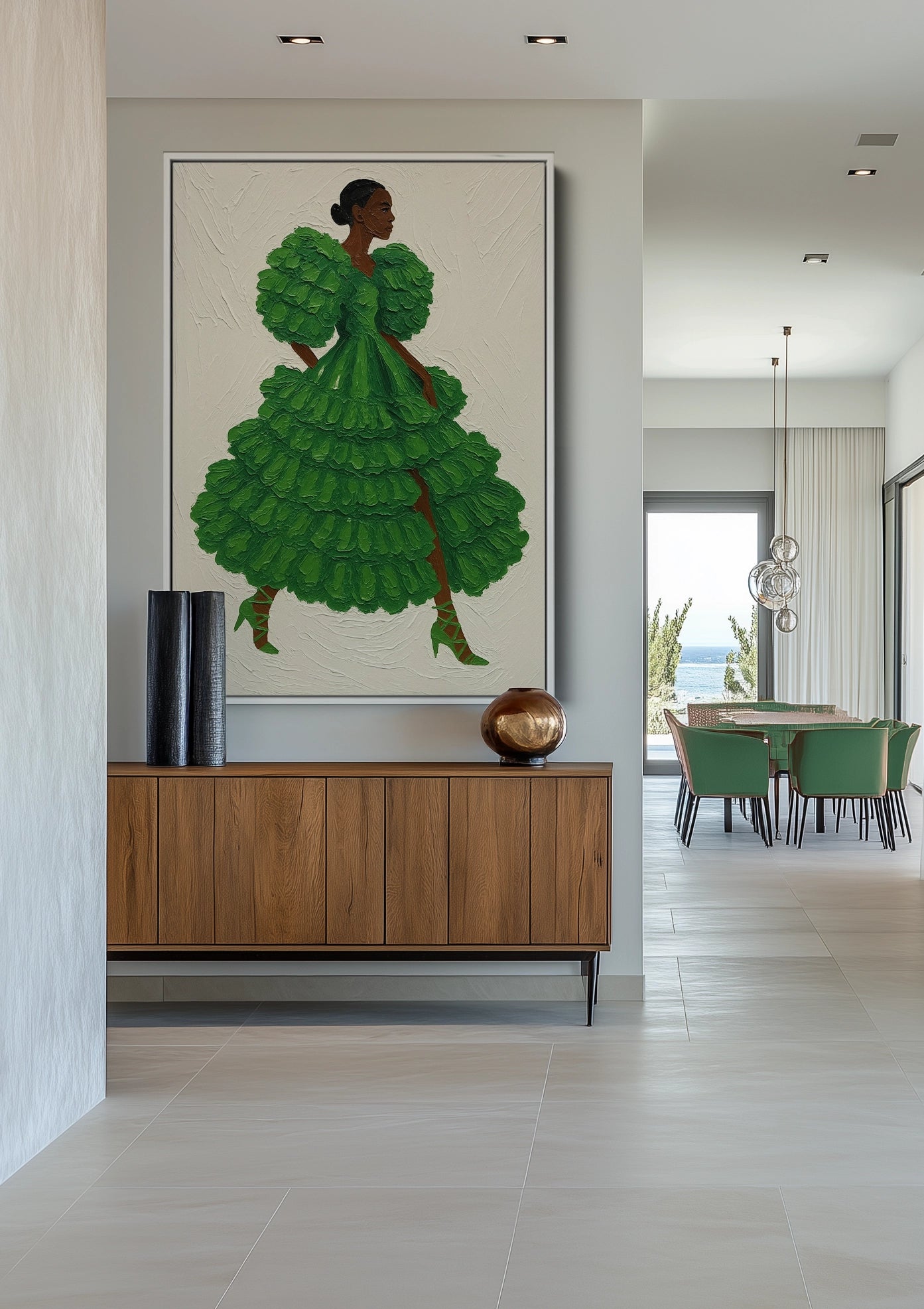 Emerald Stride Schilderij Emerald Stride Schilderij