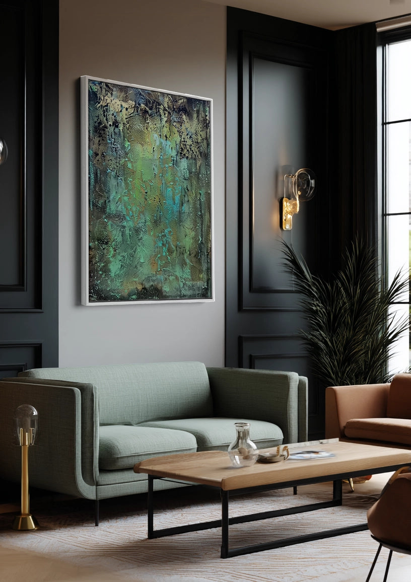 Emerald Echo Schilderij Emerald Echo Schilderij