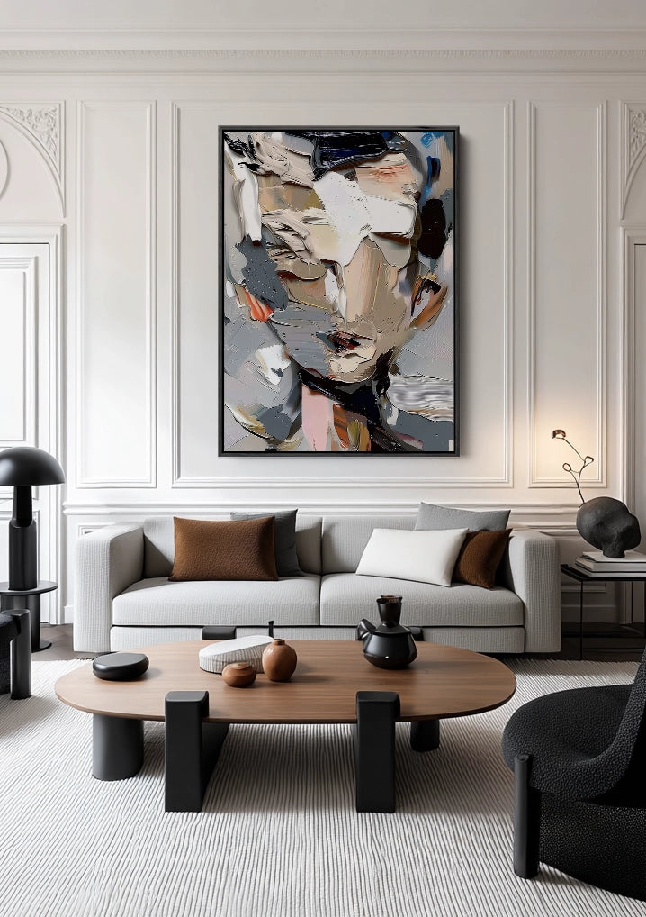 Facecode Schilderij Facecode Schilderij