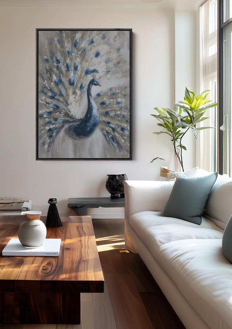 Blauw Trots Schilderij Blauw Trots Schilderij