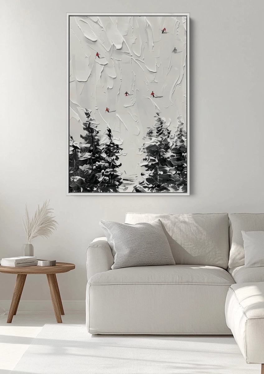 Down The Slope Schilderij Down The Slope Schilderij