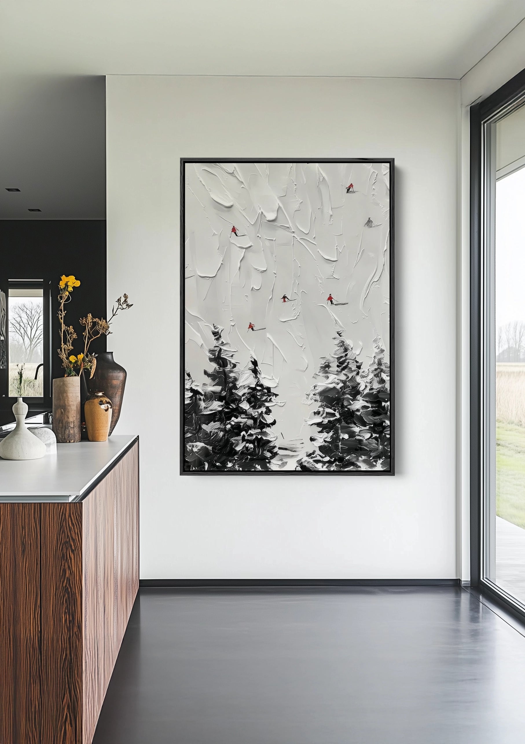 Down The Slope Schilderij Down The Slope Schilderij