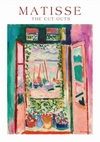 Omslag van "ccc 023 - bekende schilders" van CollageDepot met een levendig schilderij van een open raam met rode gordijnen, potplanten op de vensterbank en groen buiten. De titel is bovenaan in rood geschreven, met daaronder de naam van de kunstenaar en een ondertitel.-