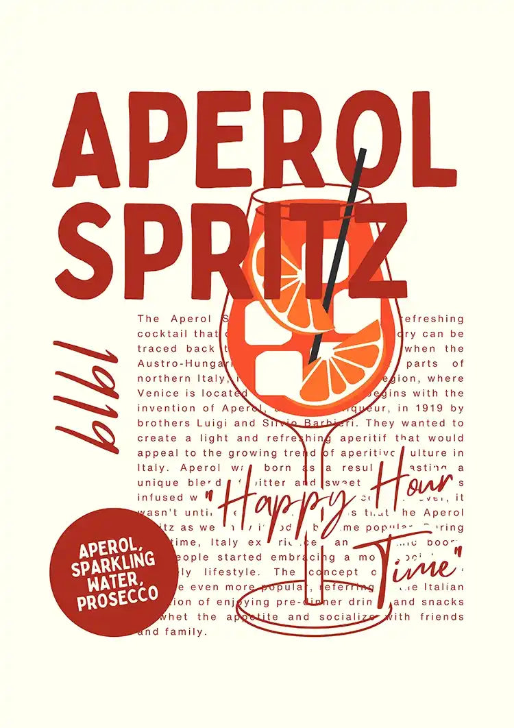 Aperol Spritz Schilderij