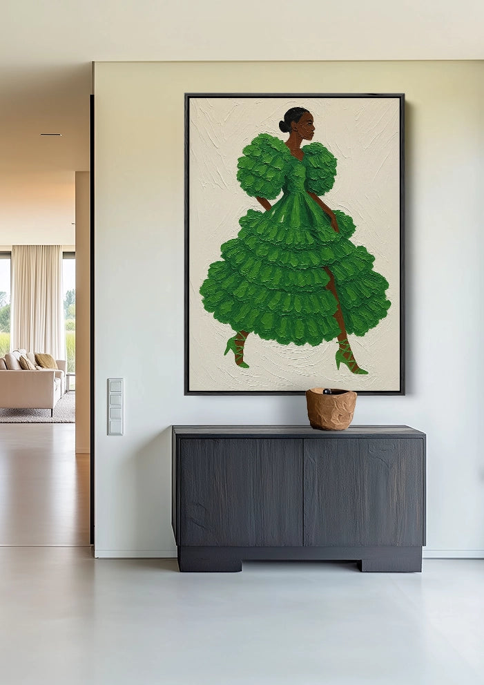 Emerald Stride Schilderij